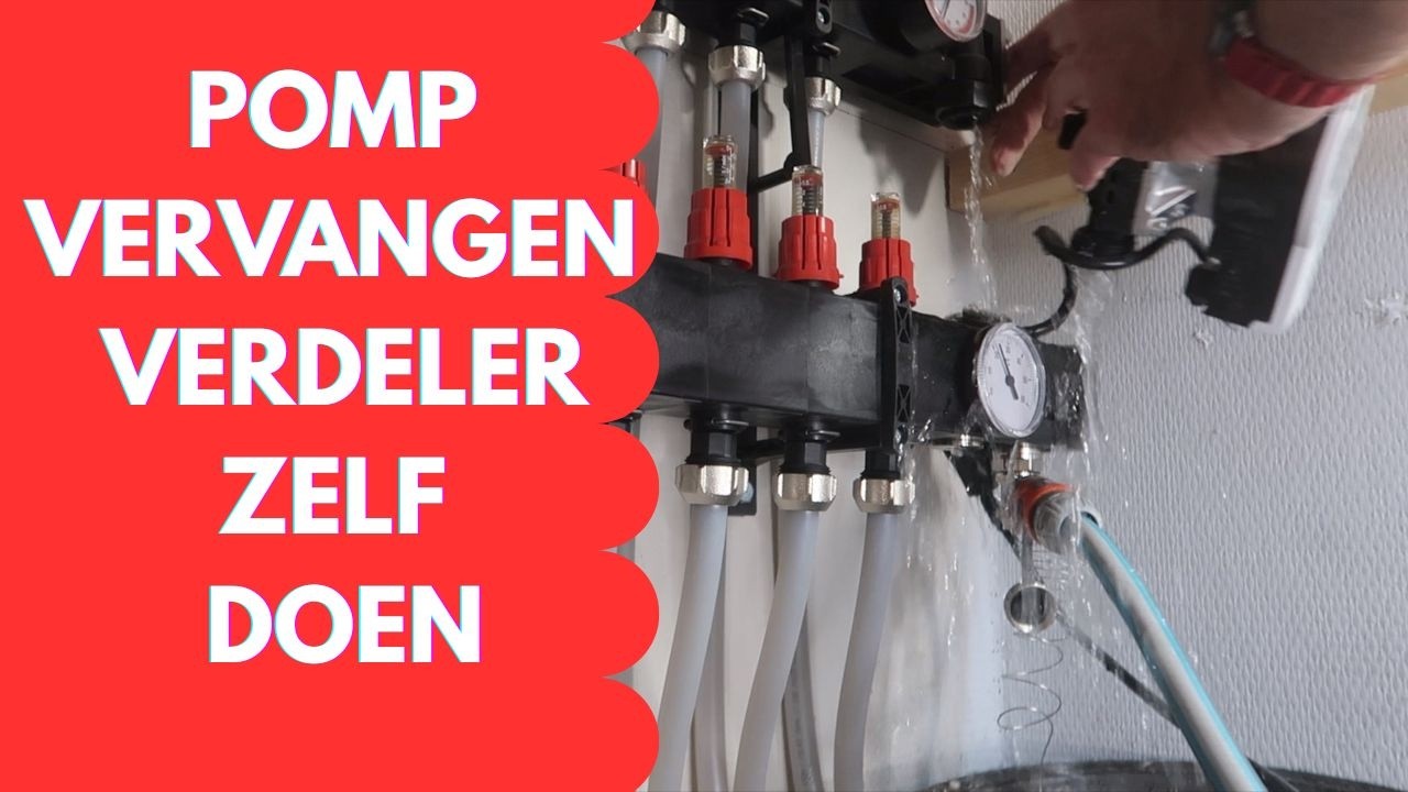 Vloerverwarming ombouwen: Pomp verwijderen bij een neutrale verdeler