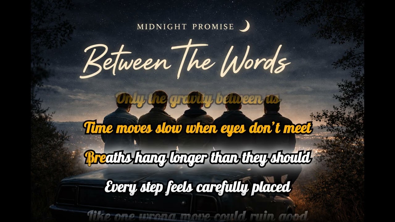 between the words