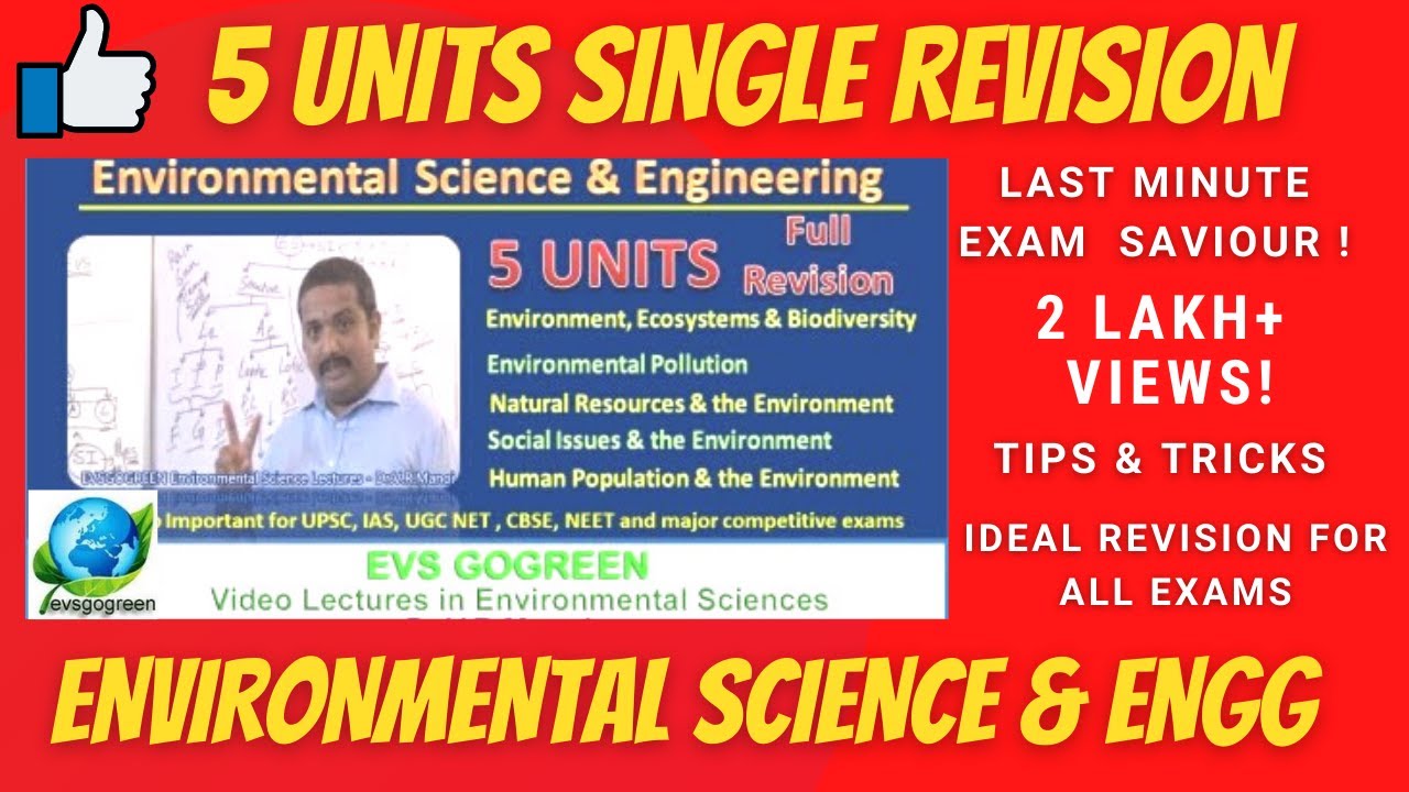 Environmental Science and Engineering Full Revision all five units