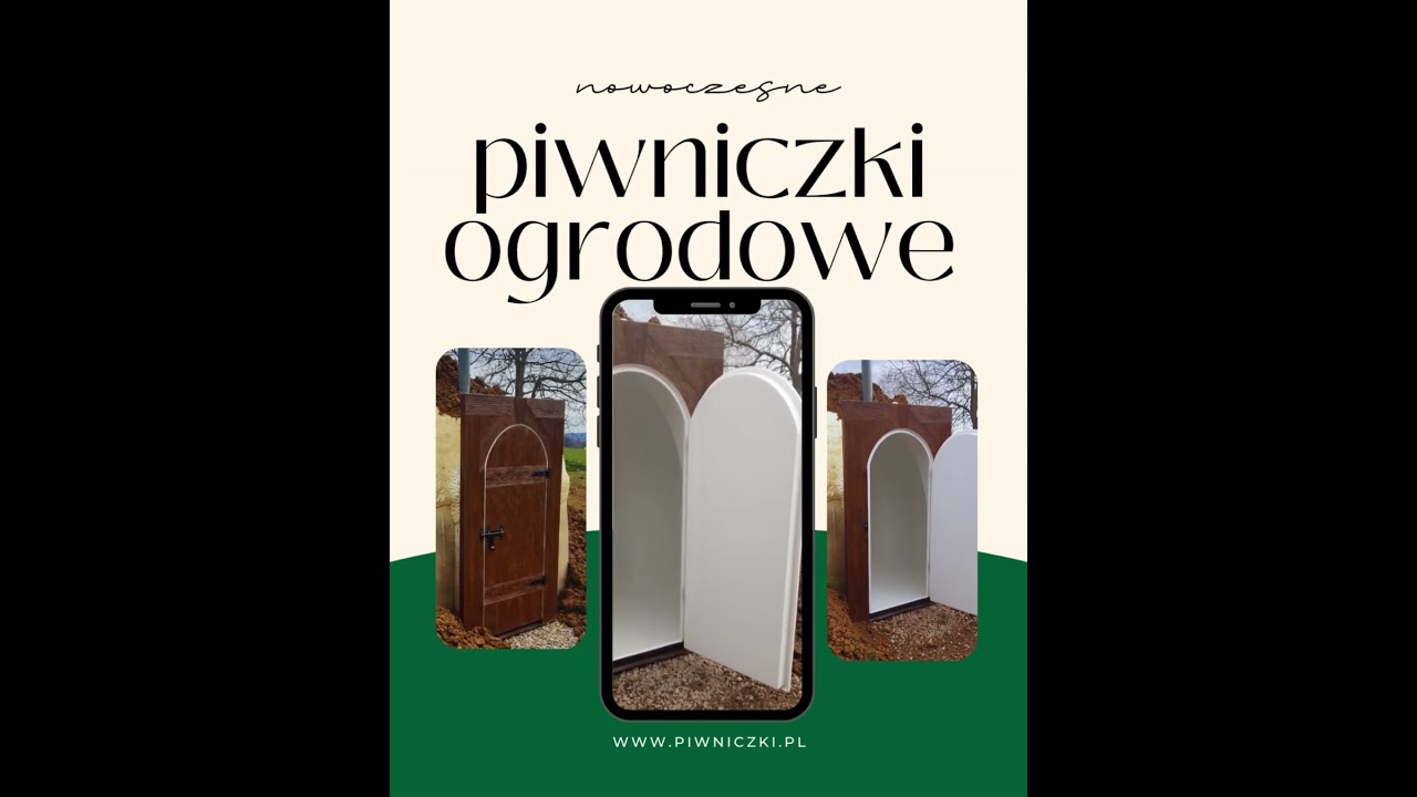 Nowoczesne piwniczki ogrodowe