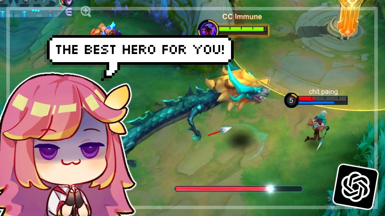 Using ChatGPT to Pick Heroes & Build Items in Mobile Legends!