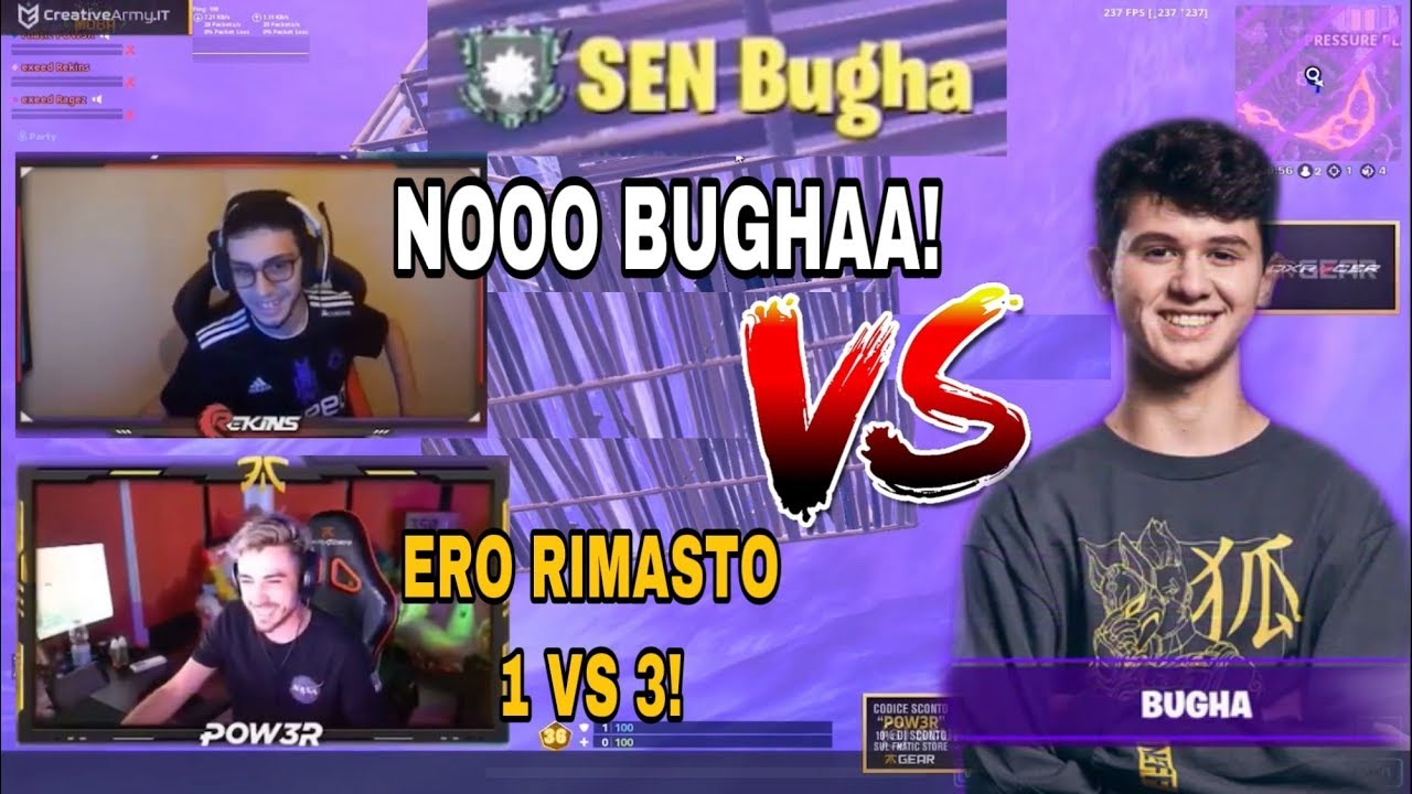 POW3R, REKINS E RAGE INCONTRANO BUGHA NEL TORNEO TRIO CASH AMERICANO!