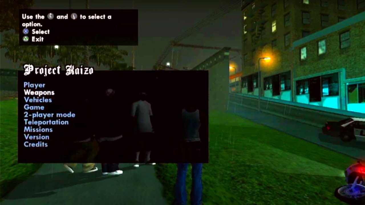 GTA San Andreas Modded PS3 Game [Project Kaizo]