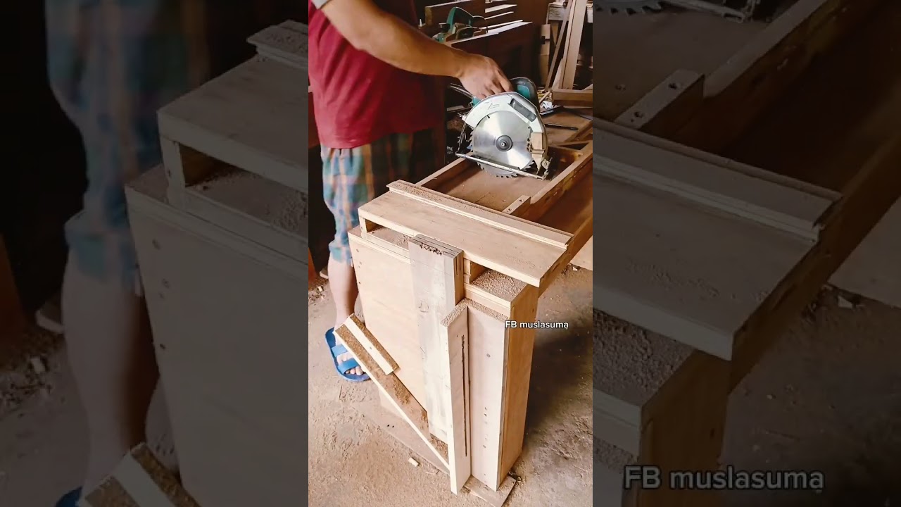 inovasi alat kerja tukang kayu #woodworking #bengkelkayu #woodscraft