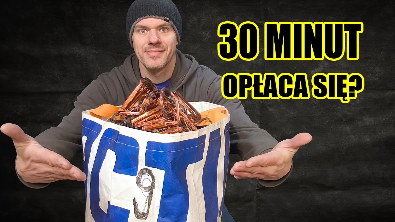 Pół godziny odzysku miedzi i srebra. Oto efekt