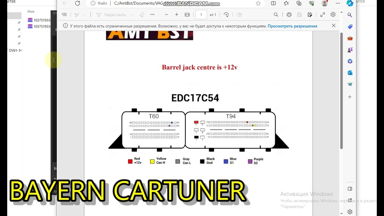 EDC17C54 & AMT BST