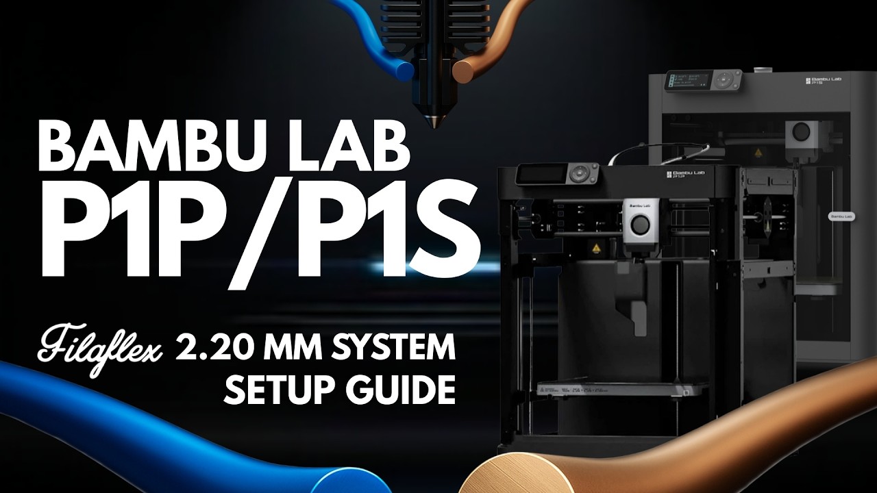 How to Print TPU Fast in Bambu Lab P1P/ P1S | UPGRADE Filaflex 2.20mm