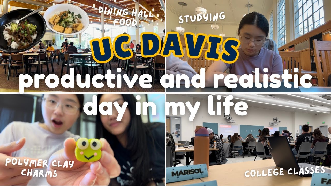 PRODUCTIVE and REALISTIC day in my life as a college student | UC DAVIS
