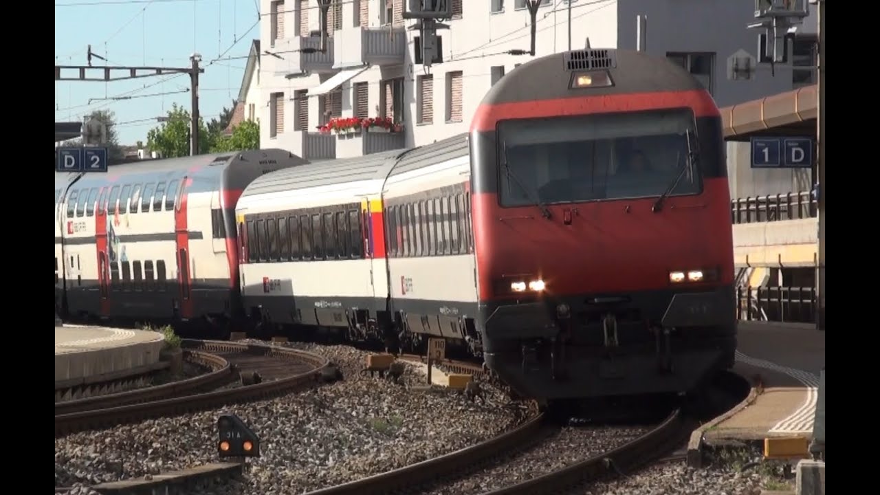 SBB Intercity in Wil - IC 2000 - Zug, trainfart, train