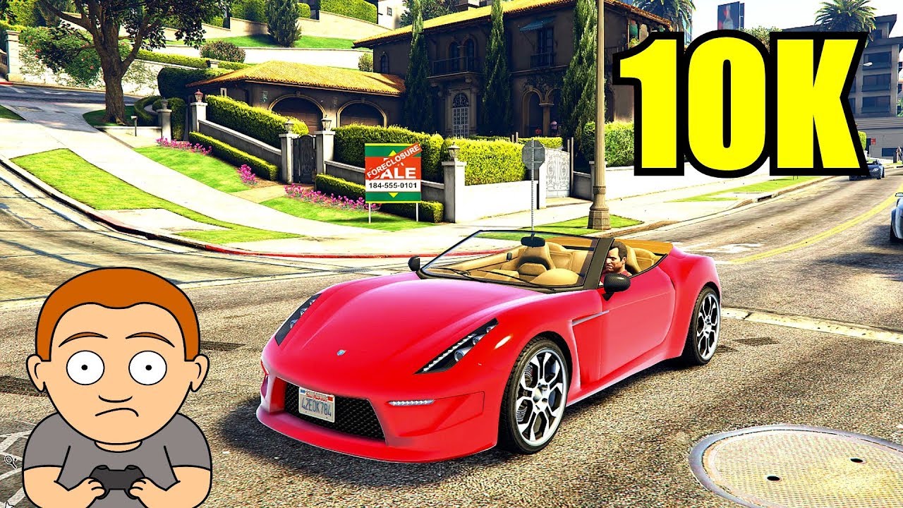 GTA 5 Pc 10K Resolution GTX 1080 TI SLI Frame Rate Performance Test