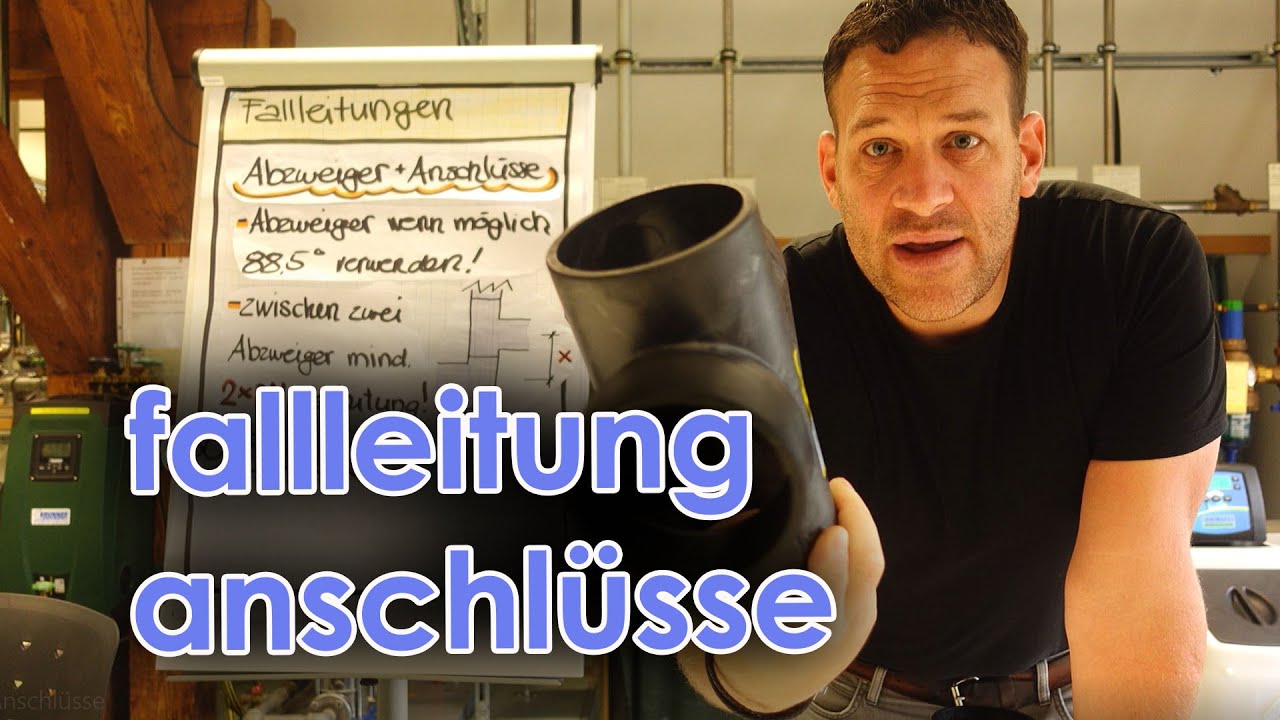 Fallleitungen 4 I Anschl&uuml;sse an die Fallleitung...