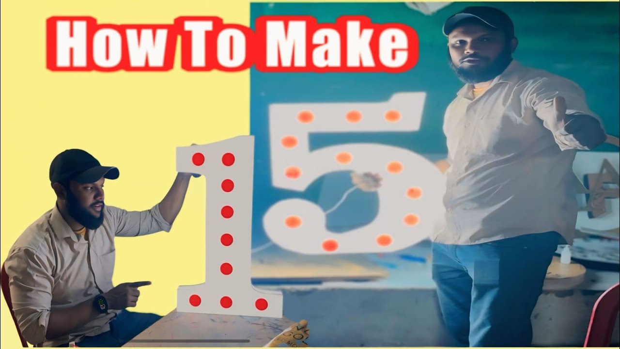 how to make birthday no. Full step by step. #kingtradersraja #rajabihar 
