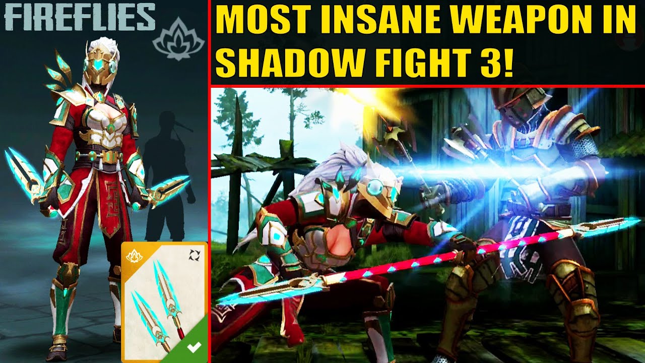 Shadow Fight 3. Fireflies - NEW Legendary Composite Glaive Gameplay. AMAZING Moves and Abilities!