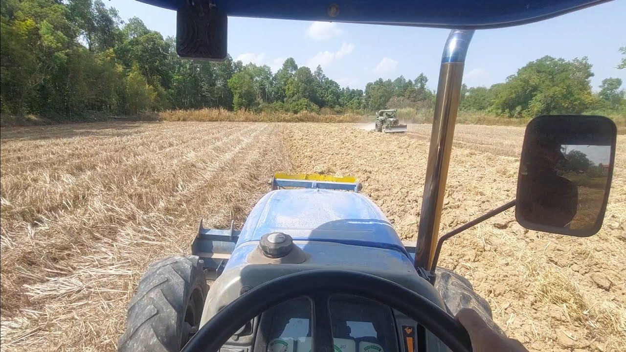 ดินแข็งแบบนี้ก็เอาอยู่สำหรับผาน ตราช้างDH246 HW 🔰🔰🚜🚜