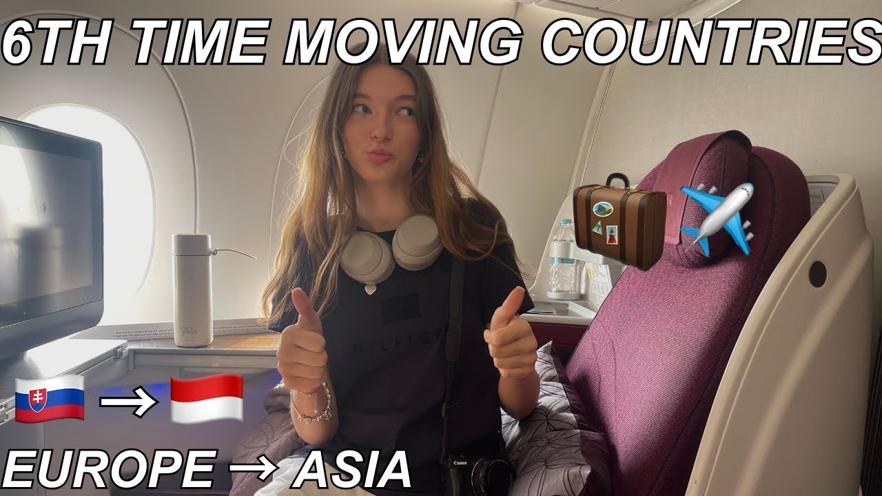 MOVE TO INDONESIA WITH ME | (the life of a diplomatic child) | Moving Diaries ep. 2 ✈️ 🧳 💗