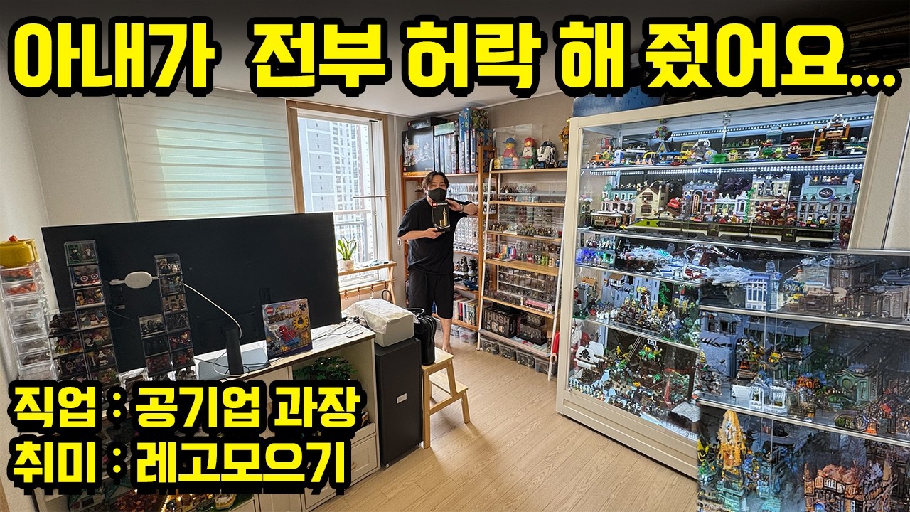 38세 공기업 과장님의 은밀한 레고 취미방 대공개!