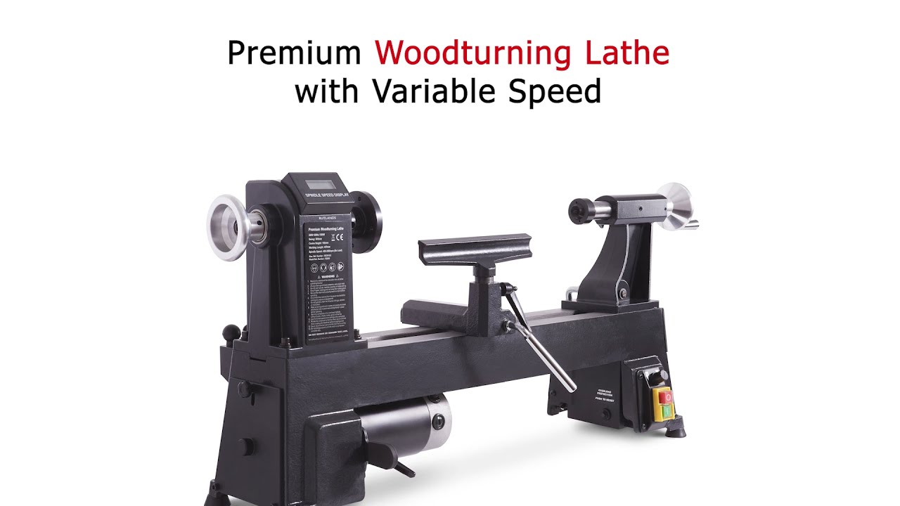 Premium Woodturning Lathe with Variable Speed - R2000