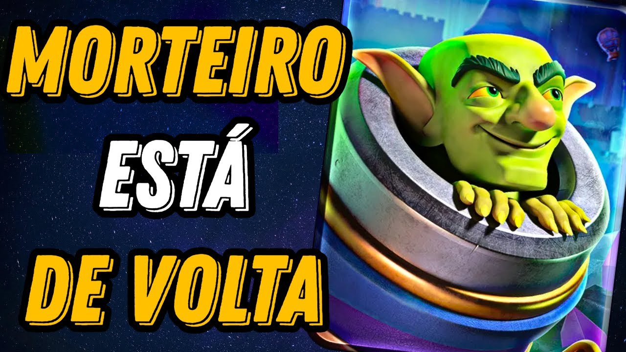 😮 OS HER&Oacute;IS DEIXARAM ESSE DECK DE MORTEIRO AINDA MAIS FORTE NO META! - Clash Royale