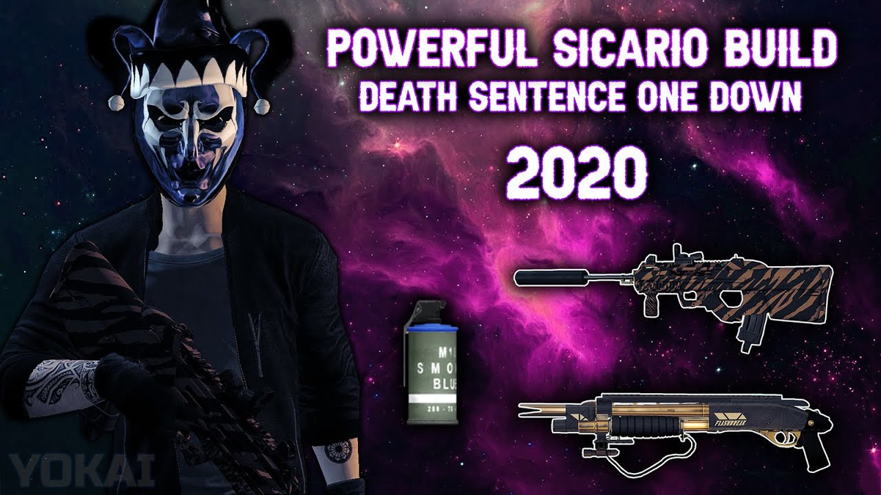 PAYDAY 2 - Powerful DSOD Overkill Aced Sicario Build & Guide (2020)