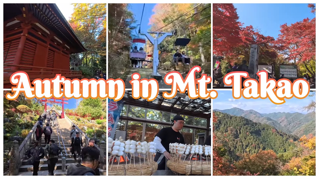 Mount Takao Day Trip in early Autumn 🍁
