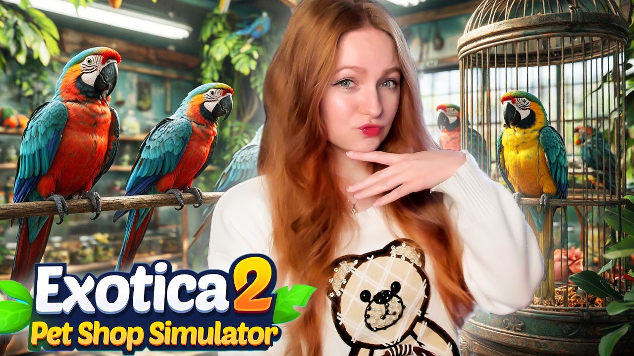 ПТИЧИЙ РАЙ: РАЗВОДИМ ПОПУГАЕВ ► Exotica 2: Pet Shop Simulator #2