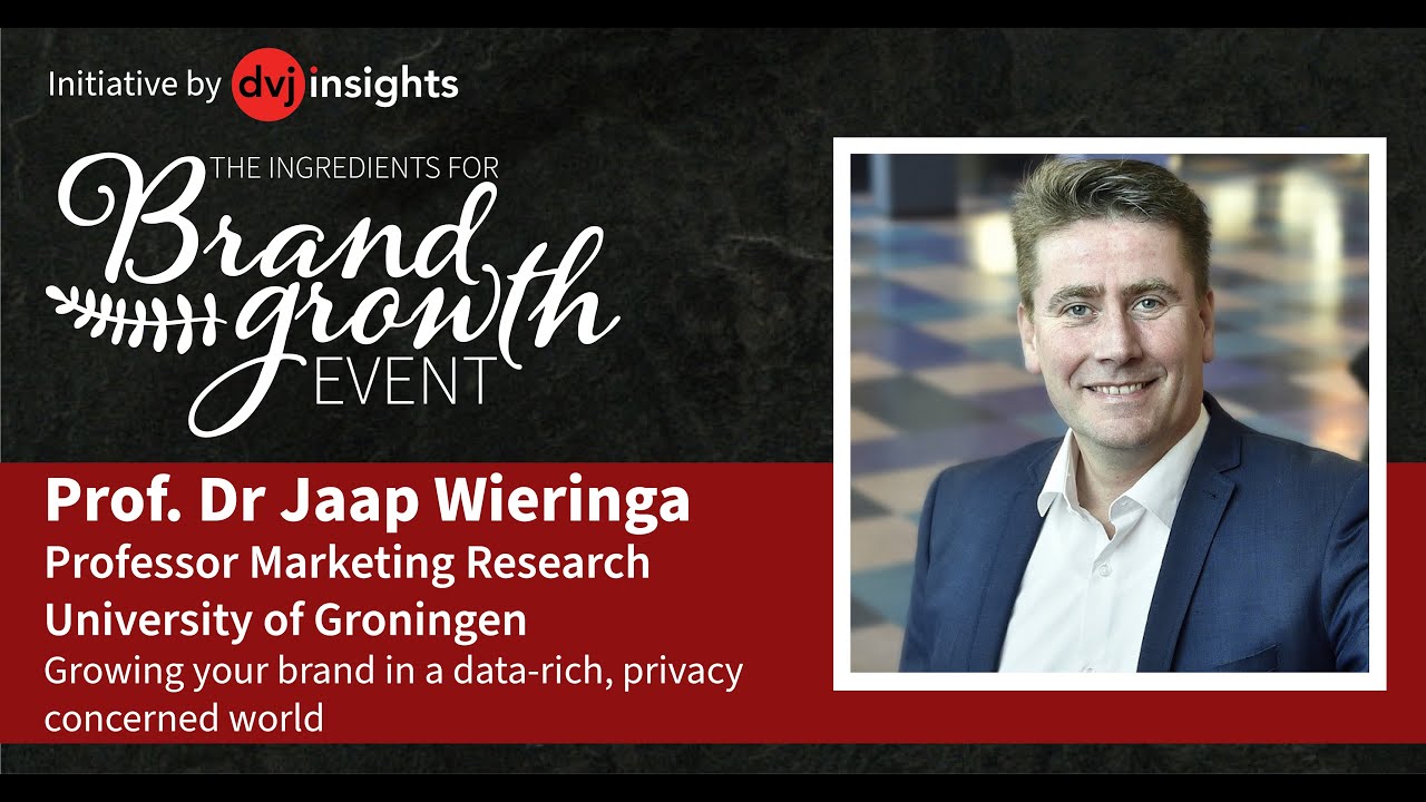 Prof. Dr Jaap Wieringa - University of Groningen | Brand Growth Event 2021