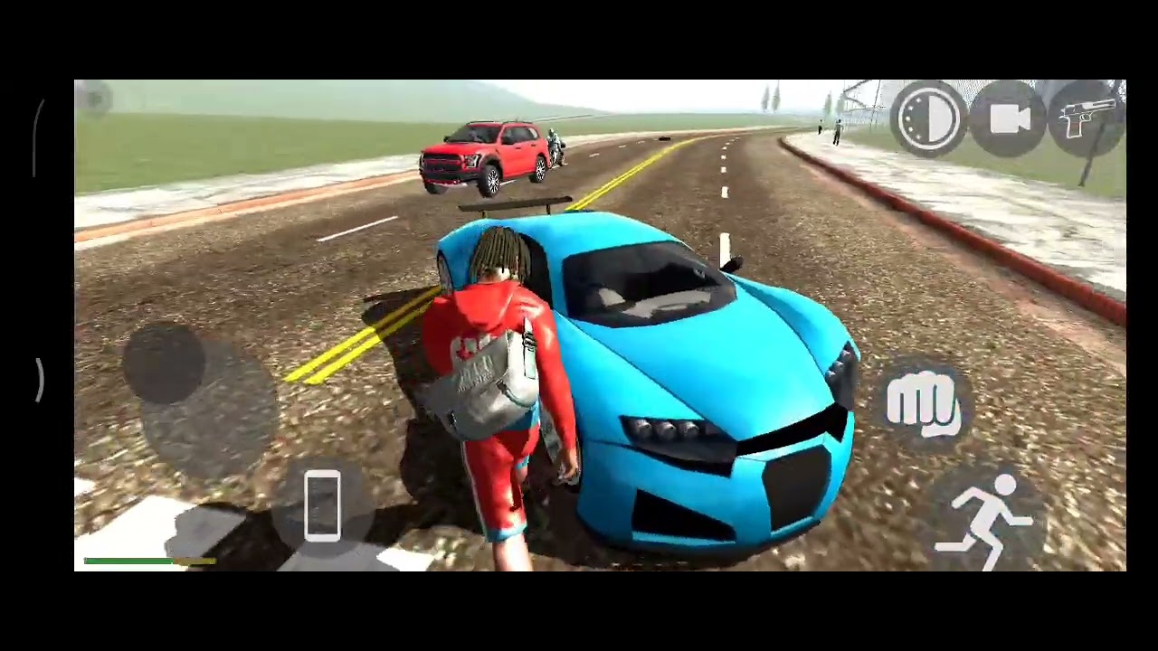 Franklin in Speed car racing 