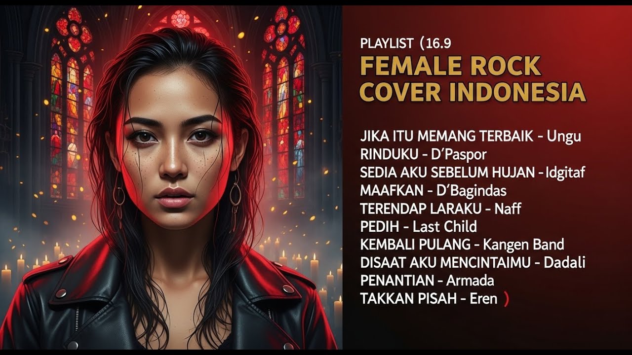 Indonesia GALAU 10 Lagu Full ROCK Versi Wanita