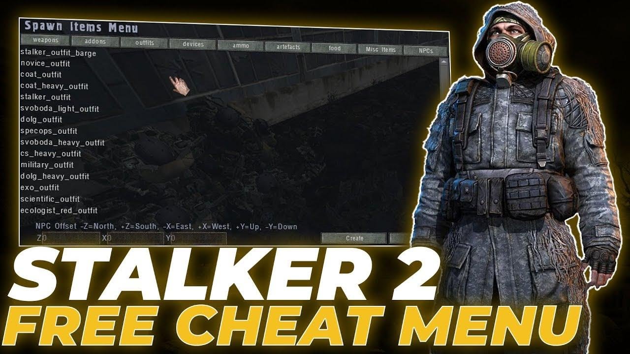 Stalker 2 Cheat Menu | Stalker 2 Hack | 30 Mods | Infinite Health, Ammo, Money, Teleport & Other