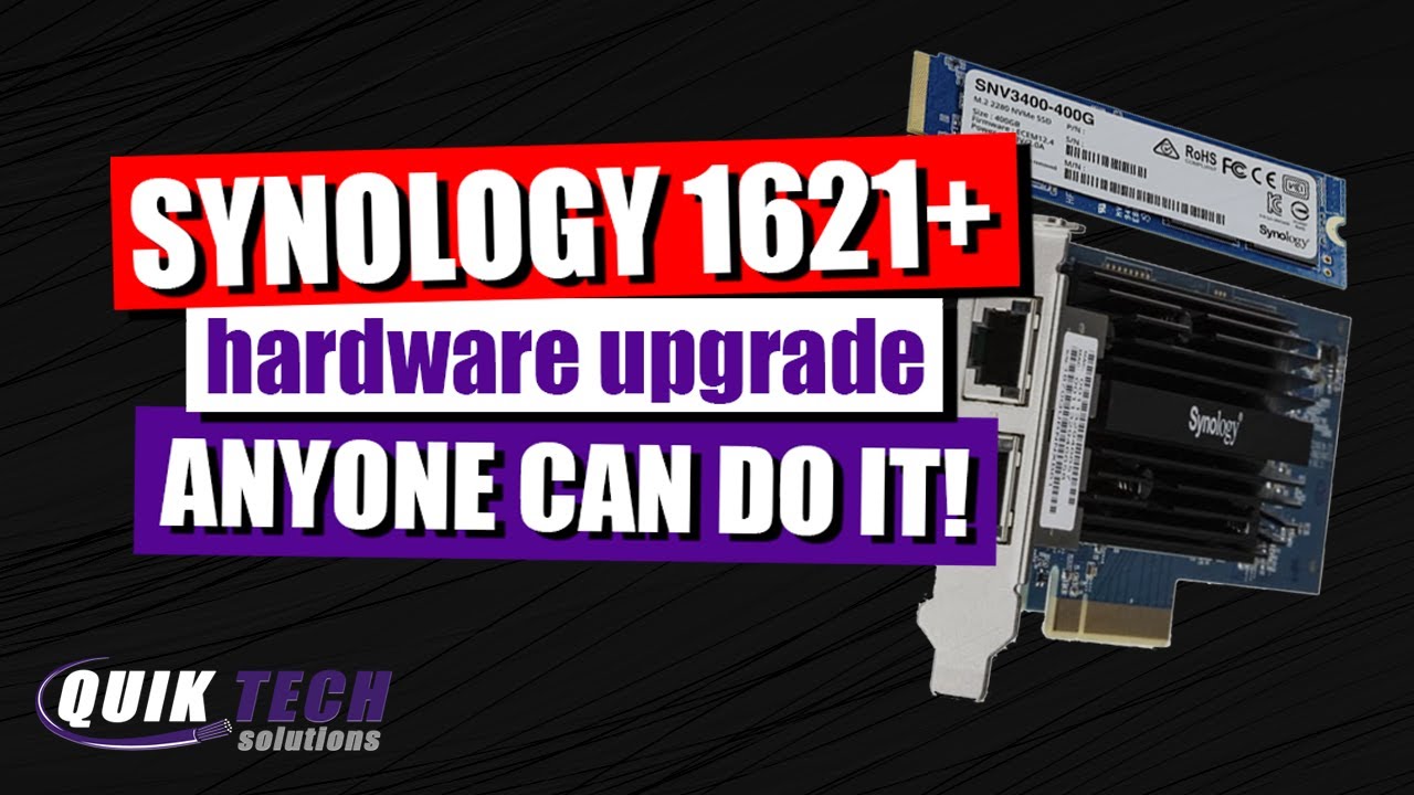 Synology 1621+ Hardware Upgrade