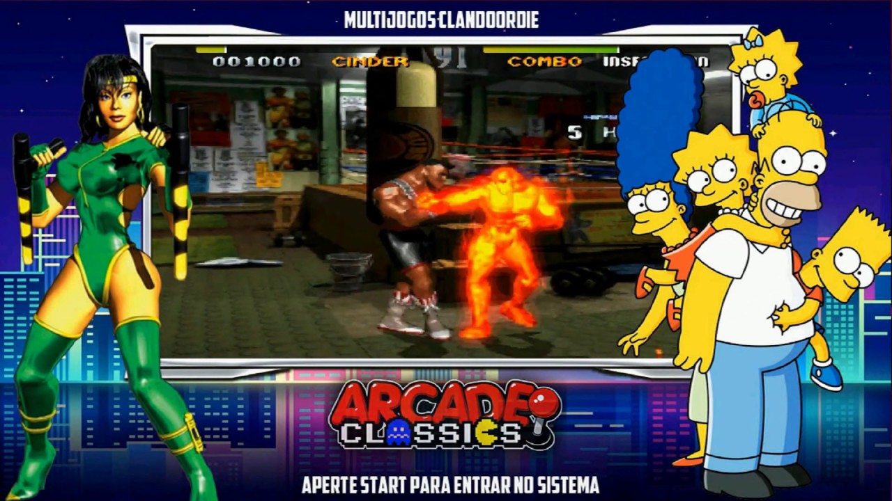 MULTIJOGOS 18 SISTEMAS - ARCADE CLASSICS