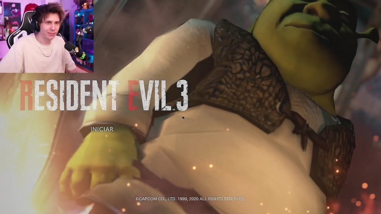 🧟RUBIUS JUEGA RESIDENT EVIL 3 (CON SHREK)🤣