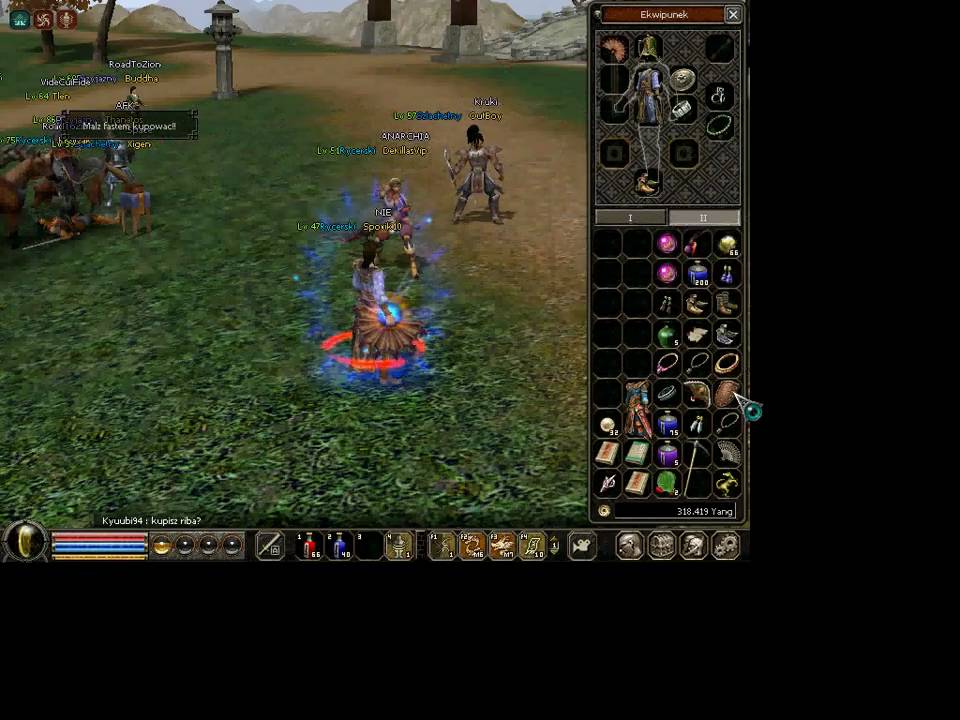 Metin2 - Szaman Smok 47 lvl vs Wojownik Body 51 lvl