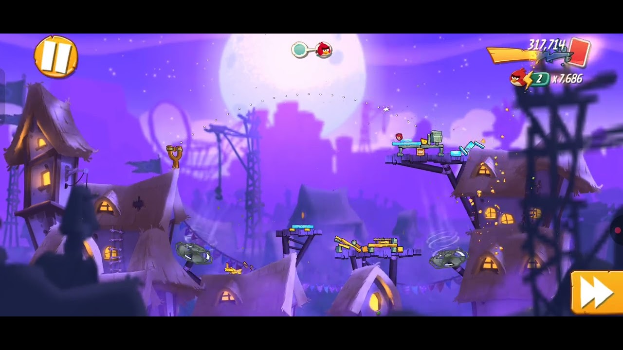Playing angry bird 2