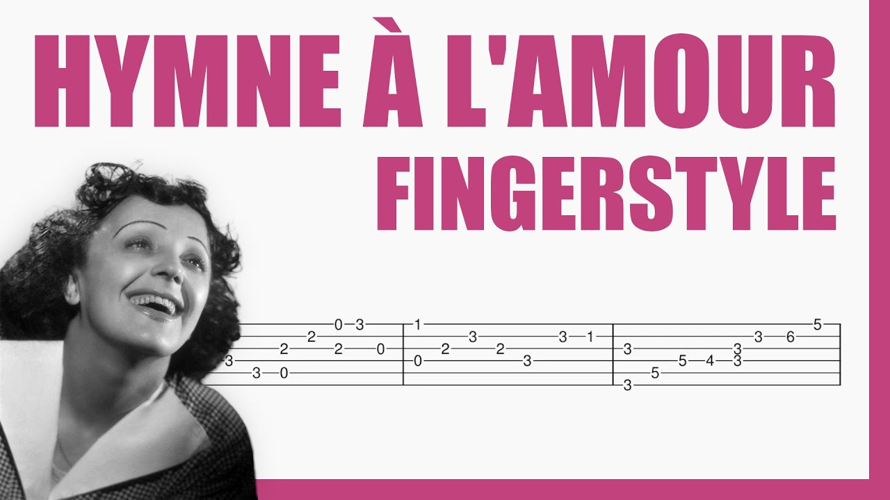 Hymne à l'amour - Édith Piaf | TAB Fingerstyle for Guitar