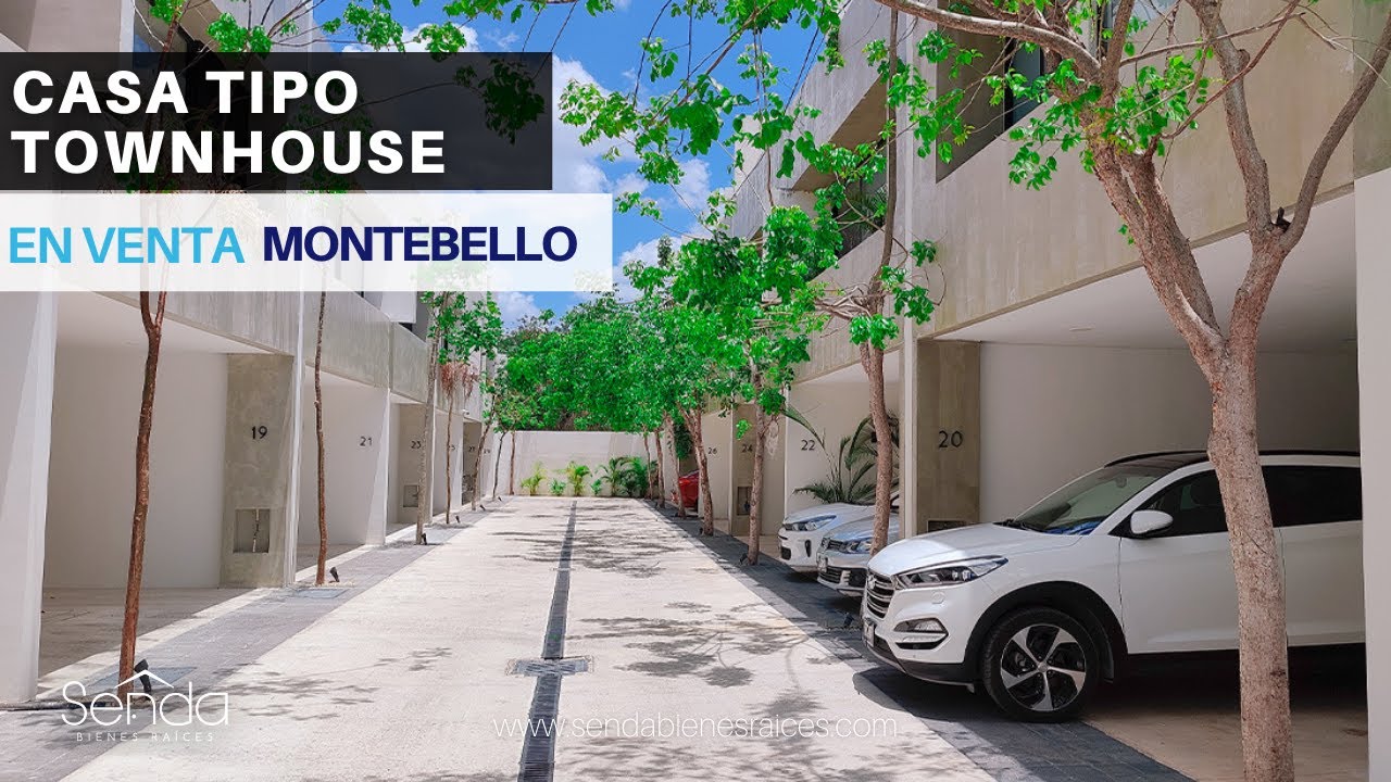 💥 CASA EN VENTA tipo TOWNHOUSE Equipada, 2 habitaciones |📍Montebello, Yucatán