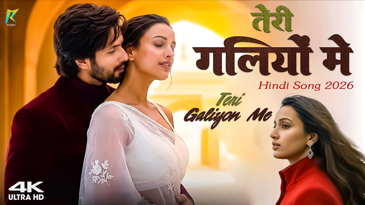 New Song 2026 | Teri Galiyon Mein_ Official Song 4K | Shahid Kapoor & Triptii Dimri | Sad Song 2026