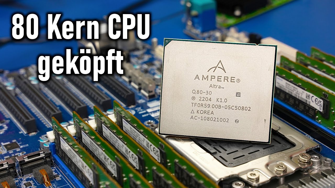 80 Kern CPU! Unfassbar effizient und schneller als ein AMD Threadripper