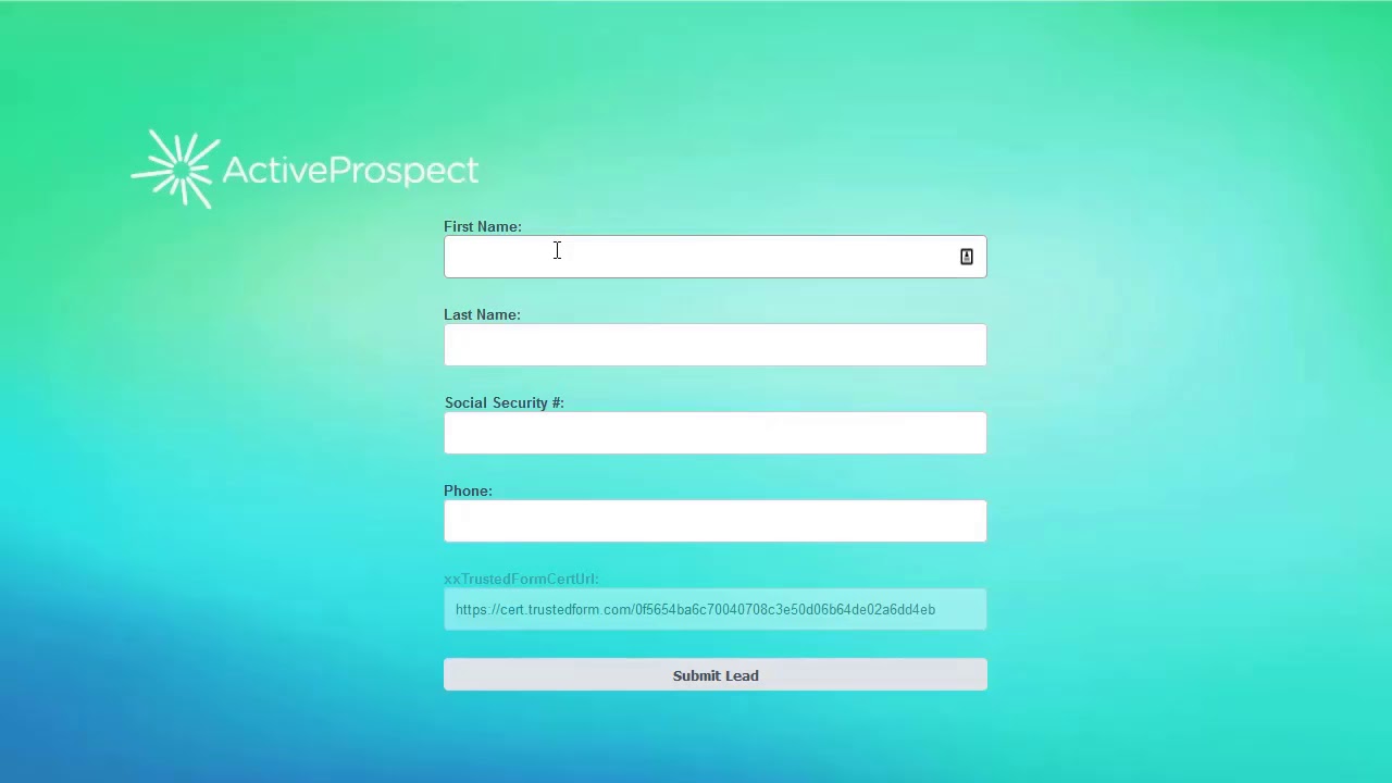 Installing the Trustedform Script