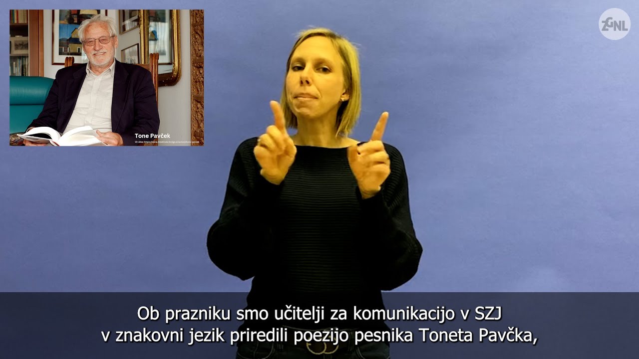 Poezija ob dnevu slovenskega znakovnega jezika (14. 11.)