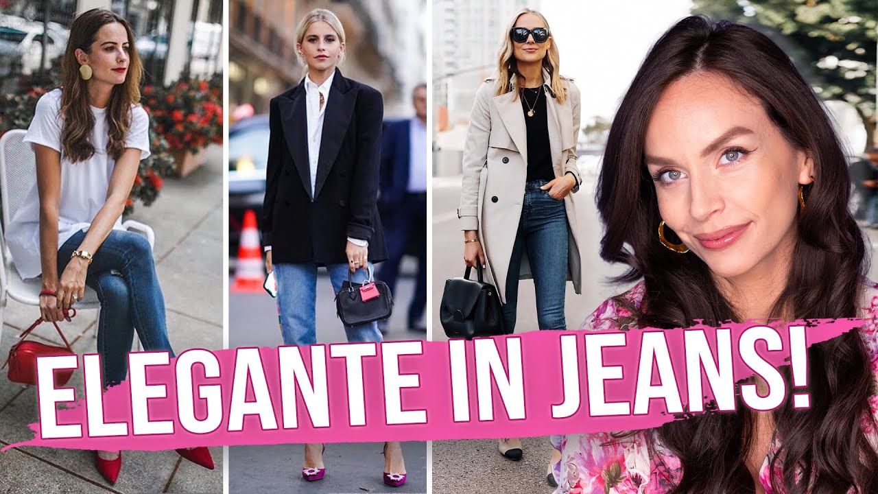 Come essere ELEGANTE indossando i JEANS!