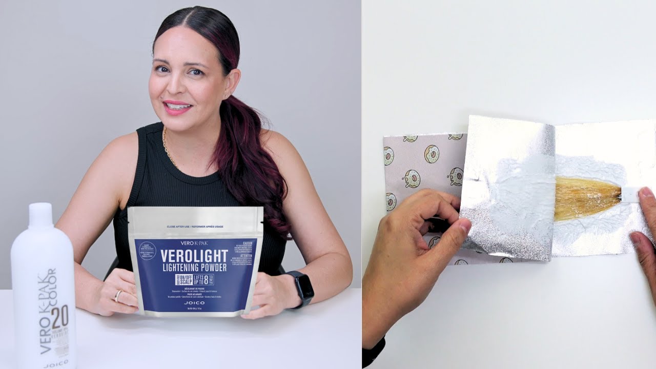 Testing Joico Verolight Lightener to see if it's the Best Hair Bleach on Dark Hair #hairbleach