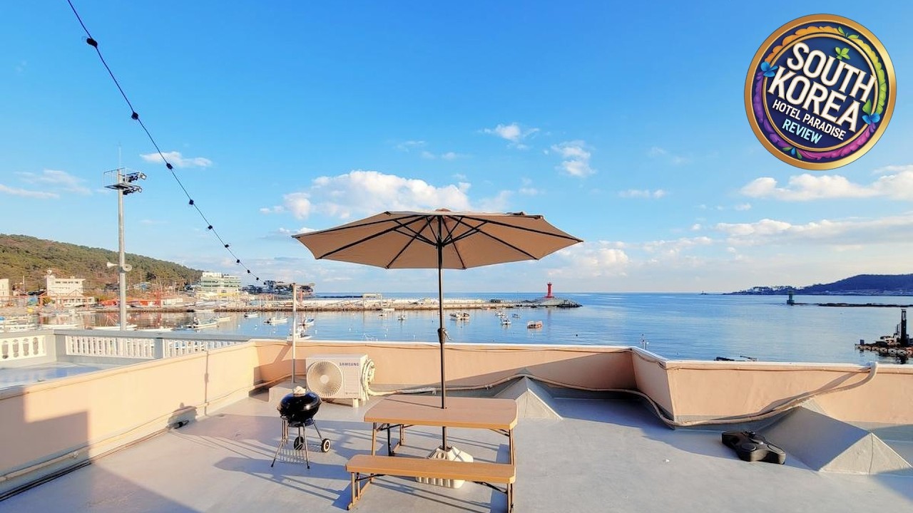 Ocean view #BBQ #일광이층집 #Netflix | Busan, South Korea | Hotel Review 🛏️