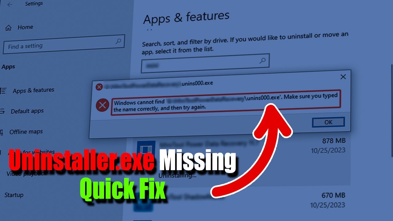 Can't Uninstall a Program on Windows 11/10? Quick Fix 💯