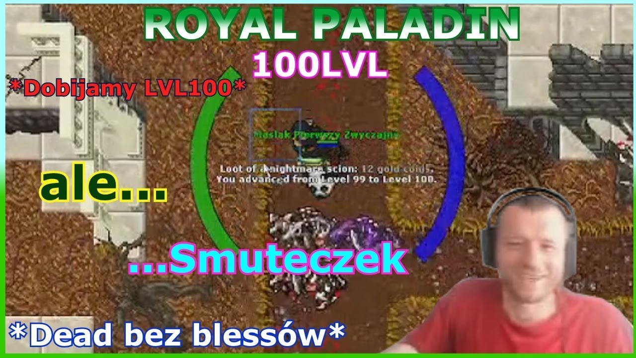 Takim o to sposobem dobiłem 100LVL PALADYNEM, ale długo się nim nie nacieszyłem:) - TIBIA