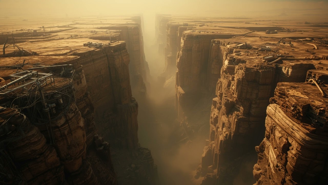 The Canyon of Fallen Sky Metal and Dust in the Depths 🏜️ 2 Hour Cinematic Sci Fi Soundscape  Ground