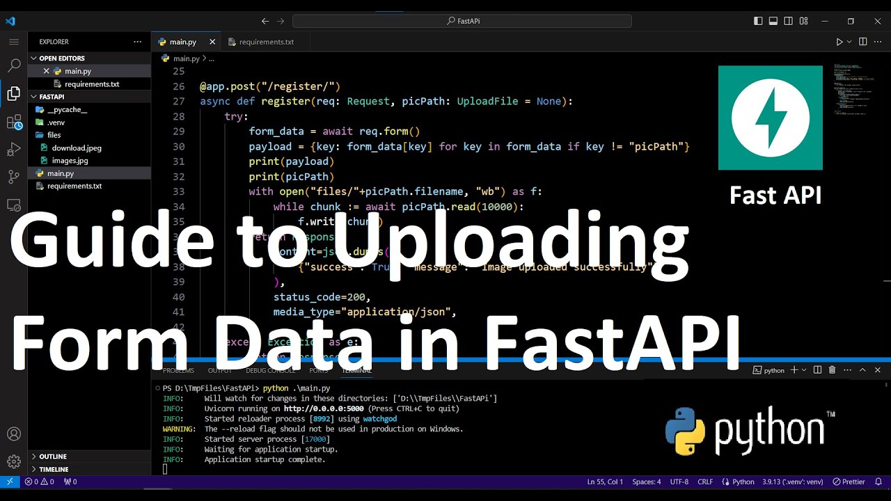 Guide to Uploading Form Data in FastAPI