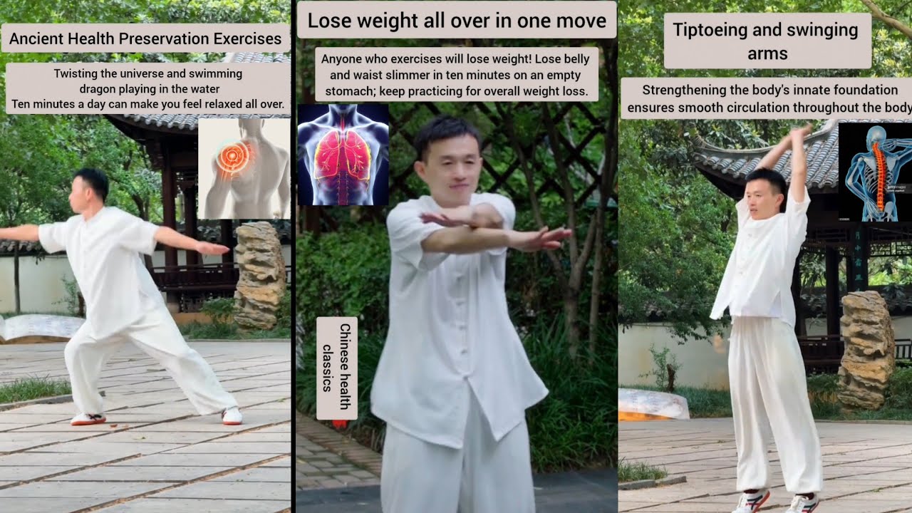 Ancient Qigong Move to Slim the Whole Body 🌿 | Twist, Swing & Flow#AncientHealth #ChineseHealth