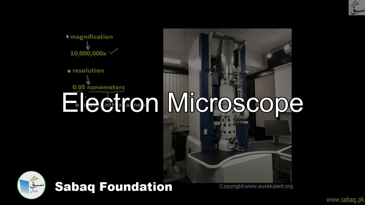 Electron Microscope, Biology Lecture | Sabaq.pk