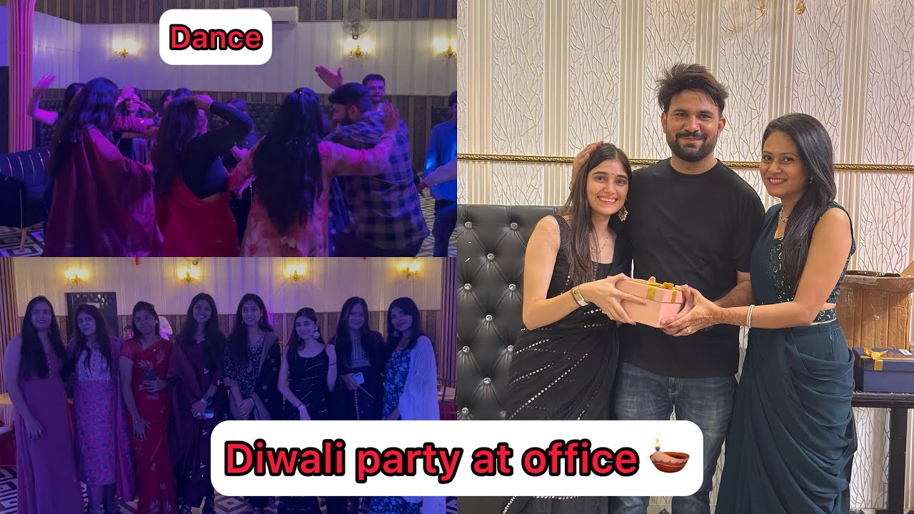 Diwali party with office family🪔❤️|| @Kuntalsisters02